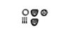 HJS 82 13 2506 Mounting Kit, exhaust system
